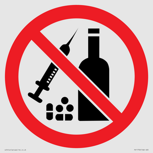 P908 Prohibition: No alcohol or drugs